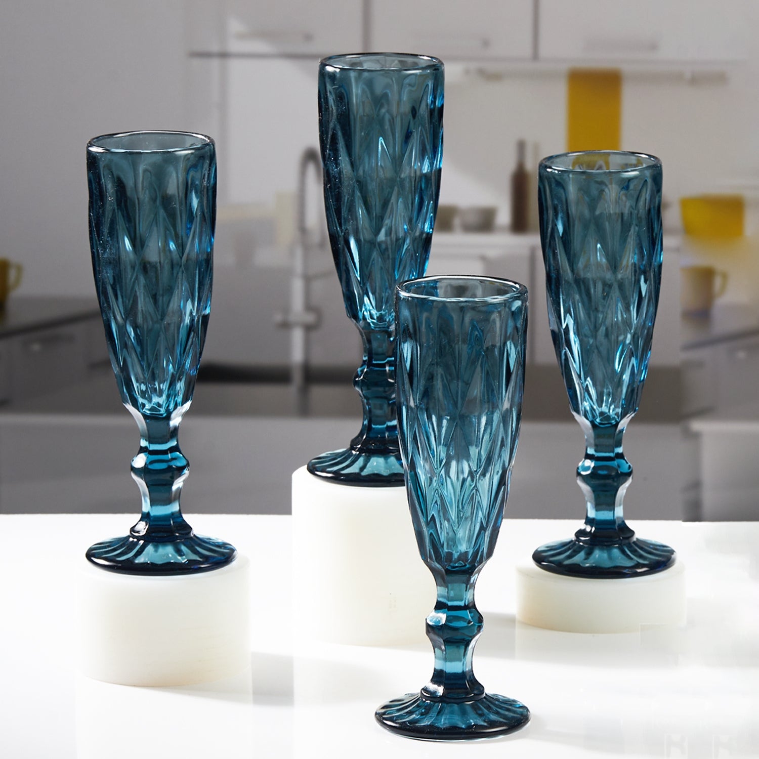 Wine Glasses, Blue, ART11705