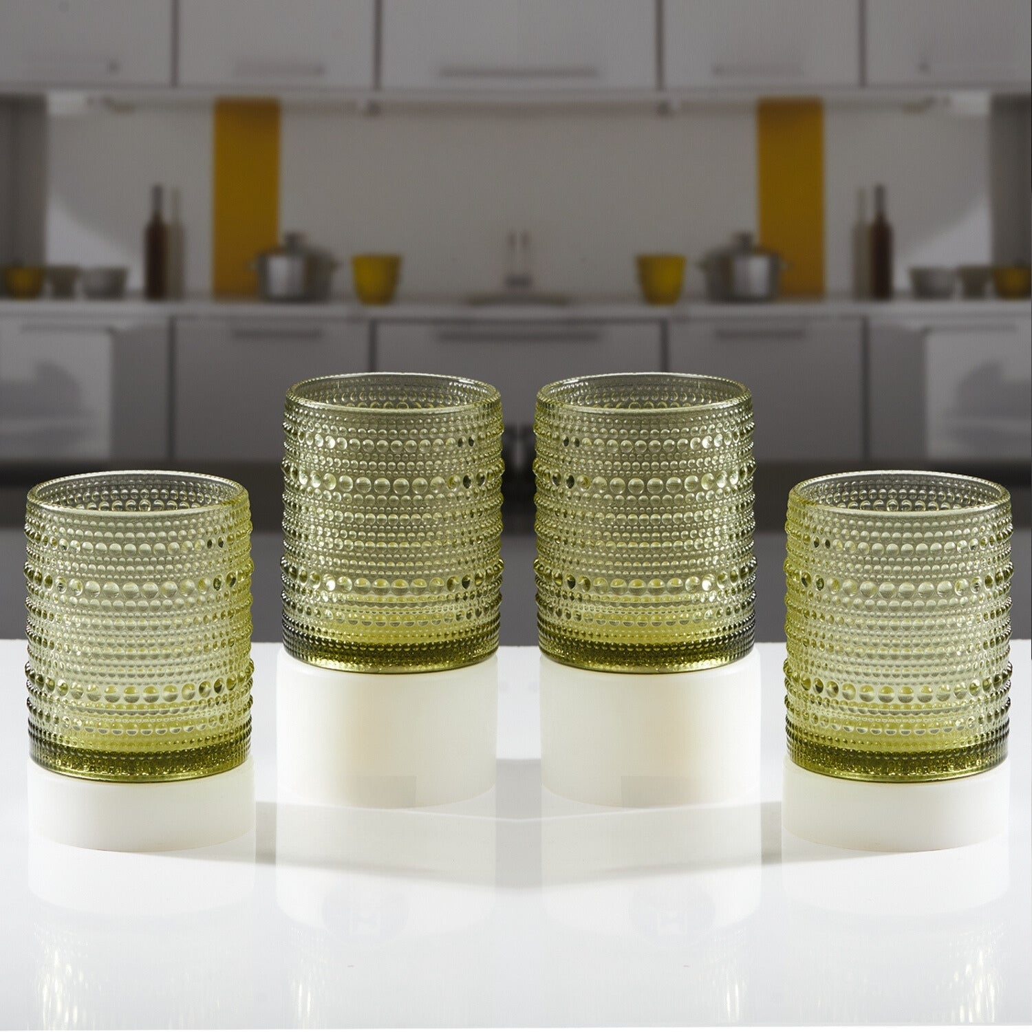 Kookee Whiskey Glasses, Green, ART11715