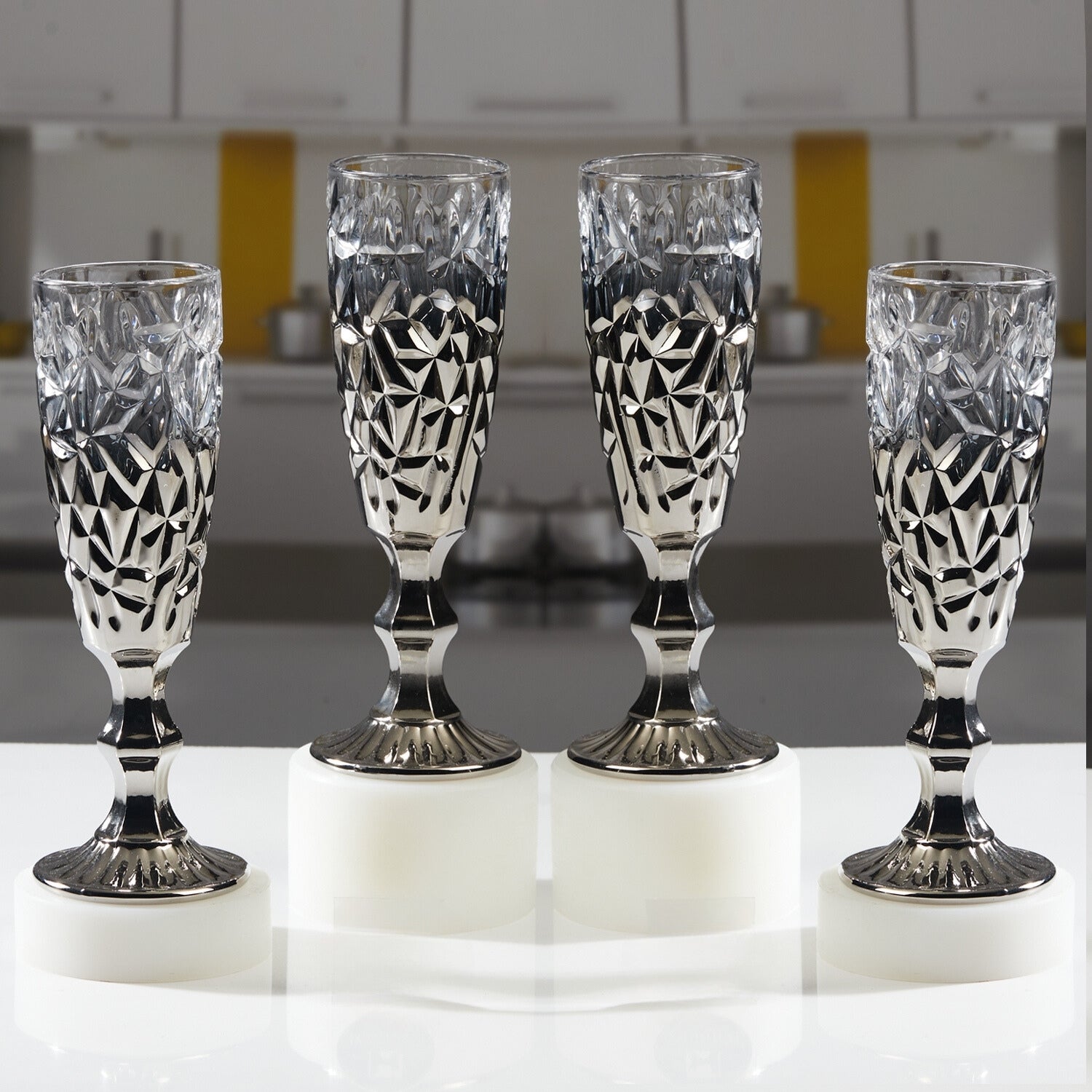 Kookee Wine Glasses, Grey, ART11734