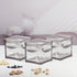 Acrylic Airtight Canister Jar & Container for Kitchen (Pack of 3) (11232)