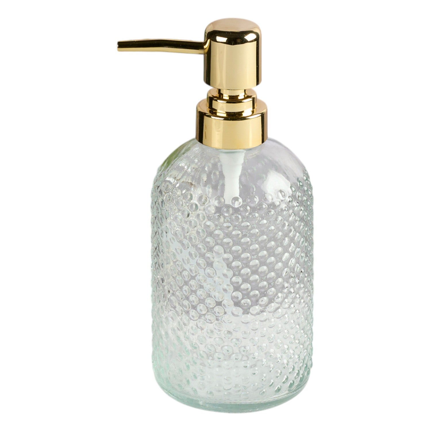 Glass Soap Dispenser for handwash for Bathroom, Transparent (Set of 1) (11913)
