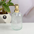 Glass Soap Dispenser for handwash for Bathroom, Transparent (Set of 1) (11913)