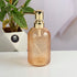 Glass Soap Dispenser for handwash, Orange (Set of 1) (11914)