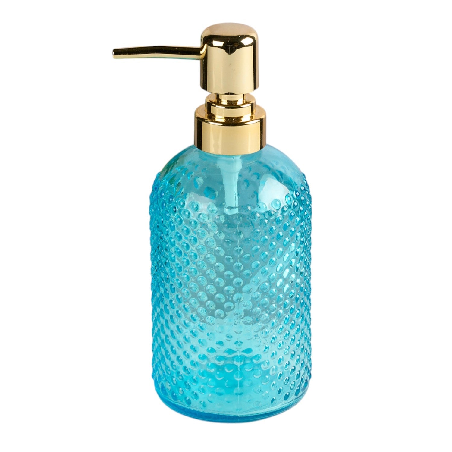 Glass Soap Dispenser for handwash, Blue (V-GSD-002-1)