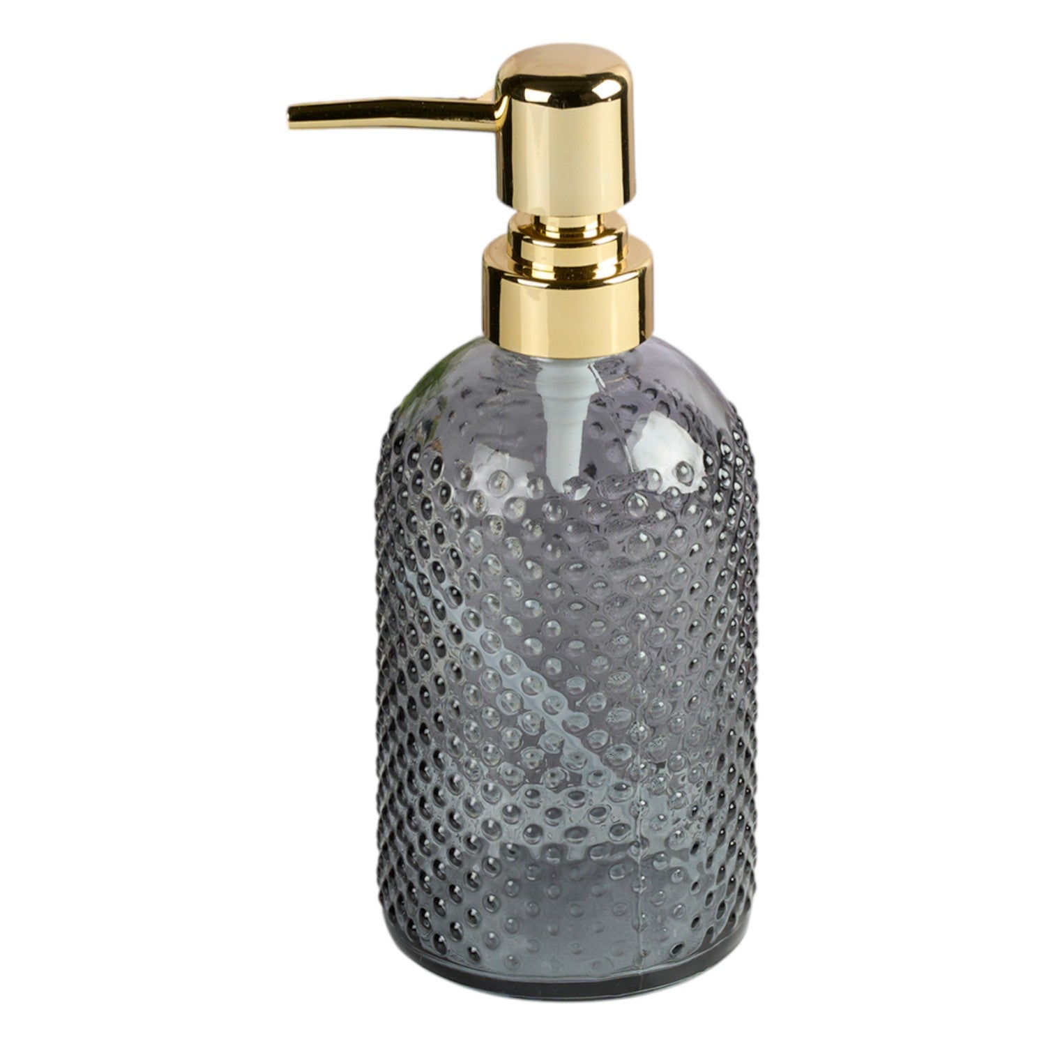 Glass Soap Dispenser for handwash, Grey (Set of 1) (11917)
