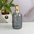 Glass Soap Dispenser for handwash, Grey (Set of 1) (11917)