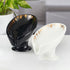 Ceramic Soap Holder Dish, Set of 1 Bathroom Accessories for Home, Black & White (Set of 2) (11929)