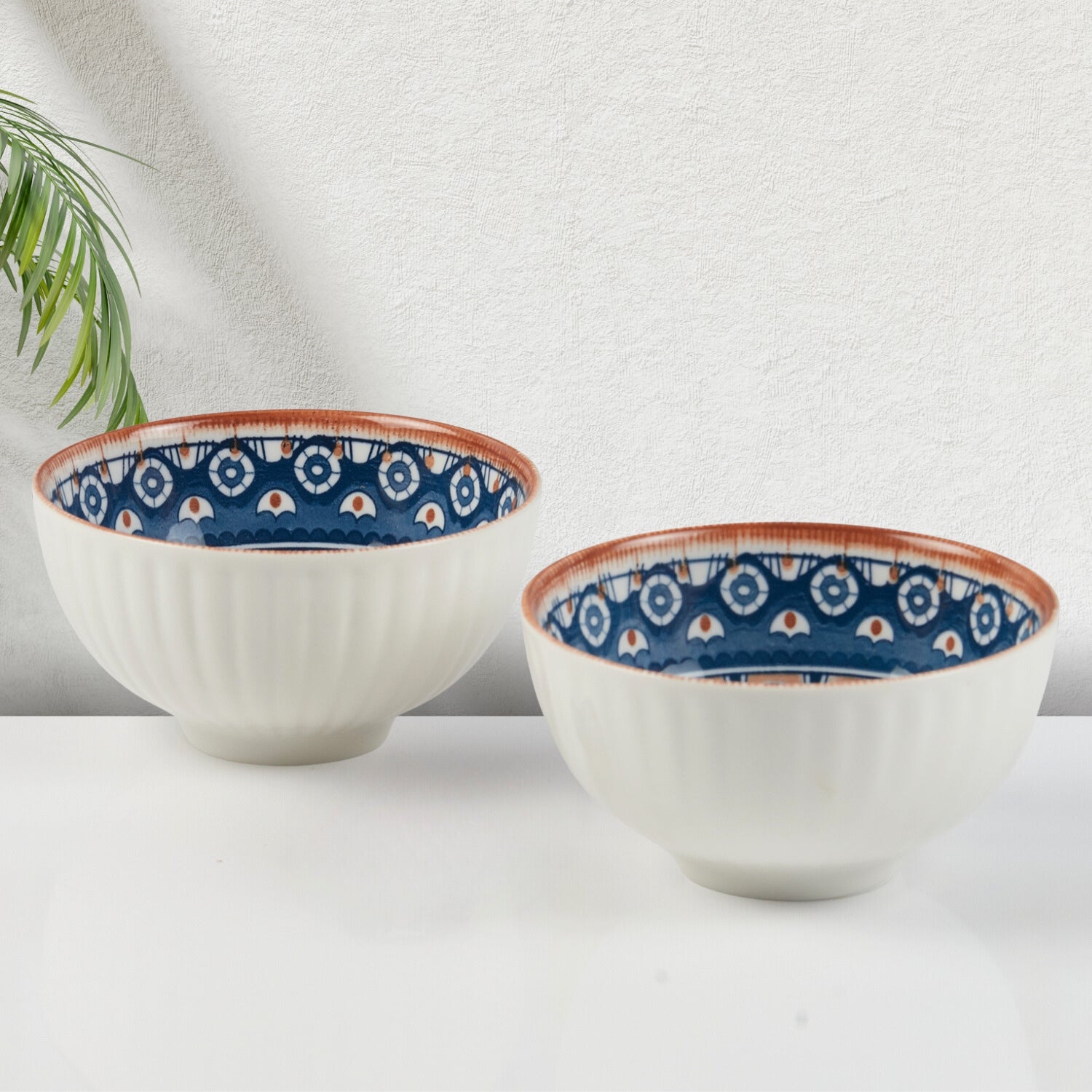Ceramic Soup Bowls, Cereal Bowl For Kitchen (11953) (Set of 2)