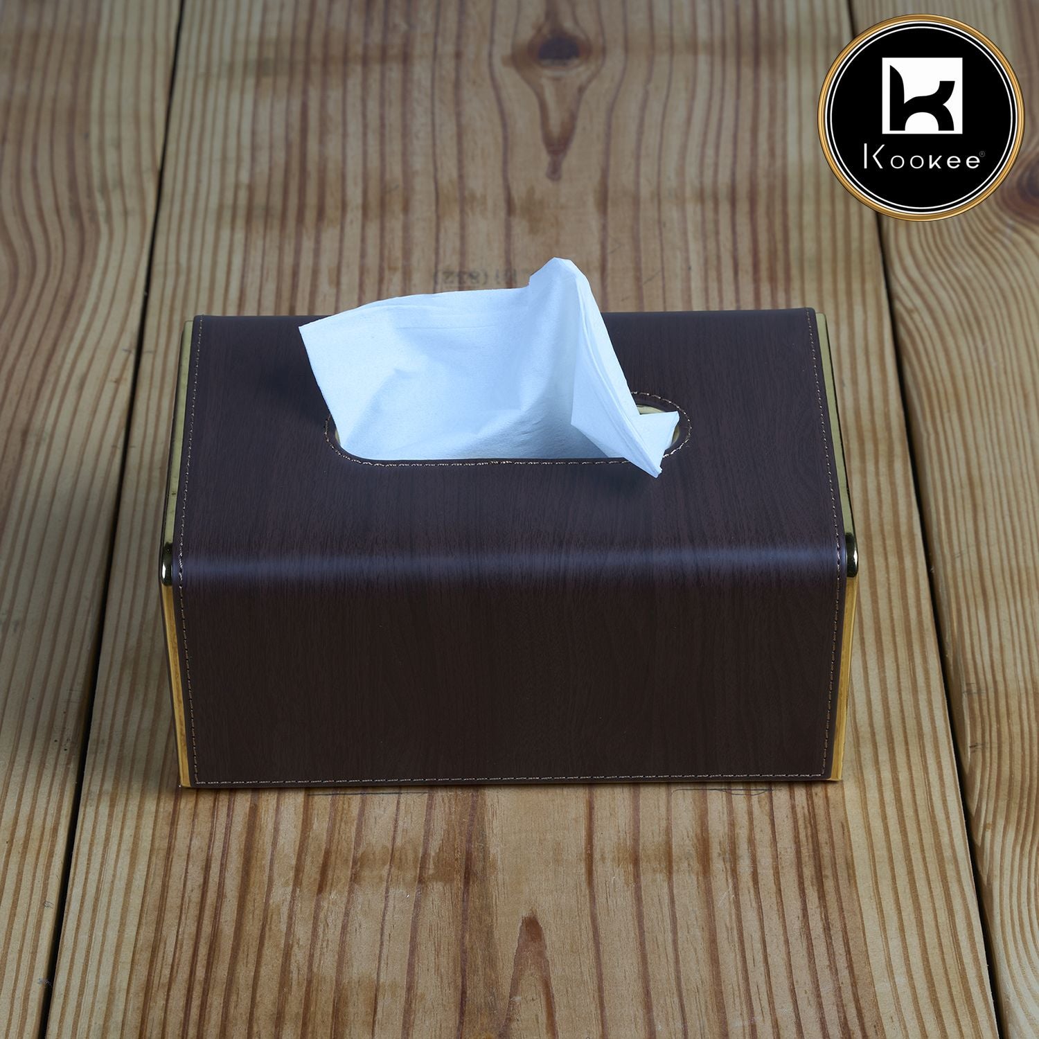 Kookee Tissue Holders, Brown, ART12067