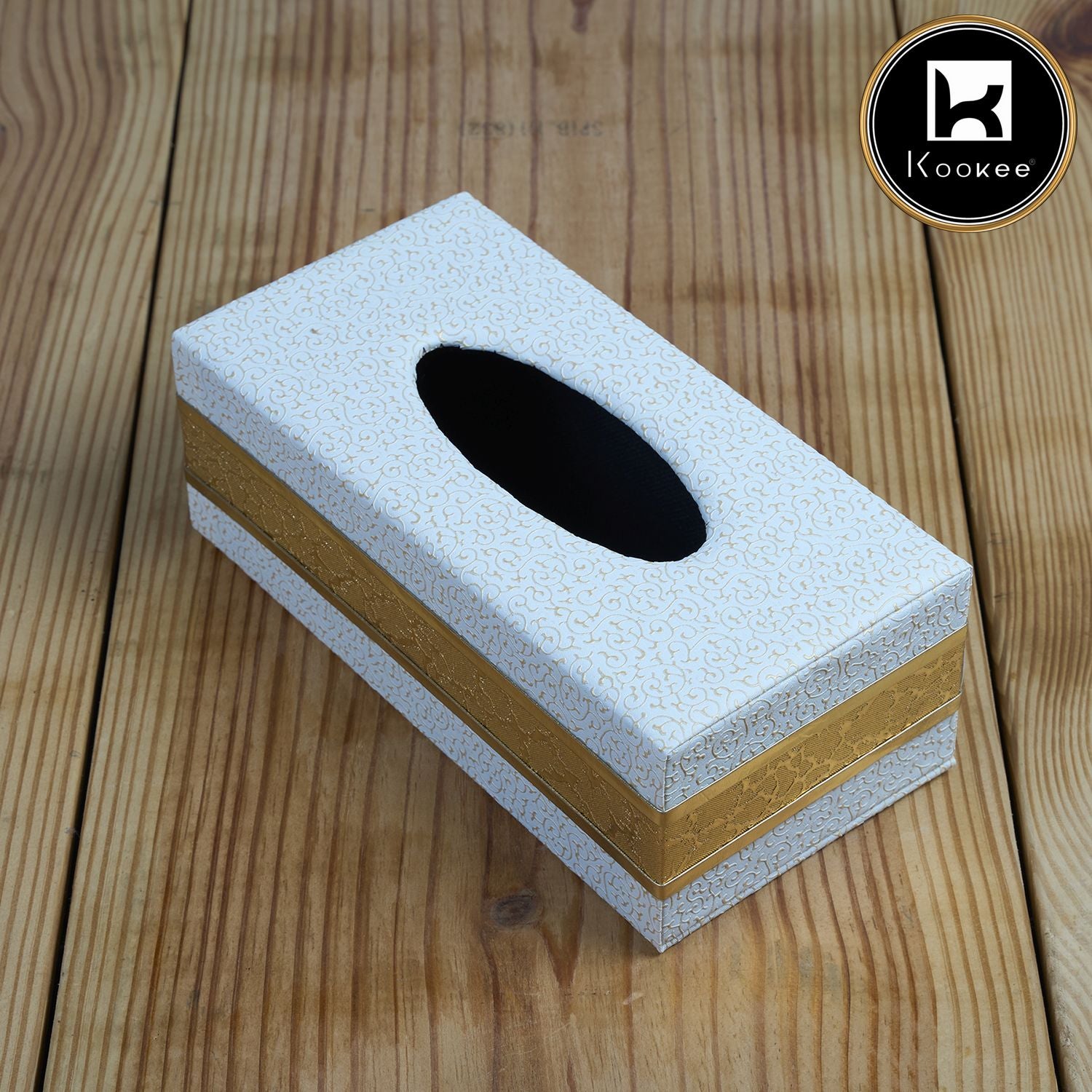 Kookee Tissue Holders, White, ART12075