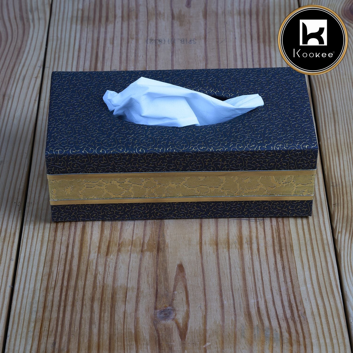 Kookee Tissue Holders, Black, ART12076
