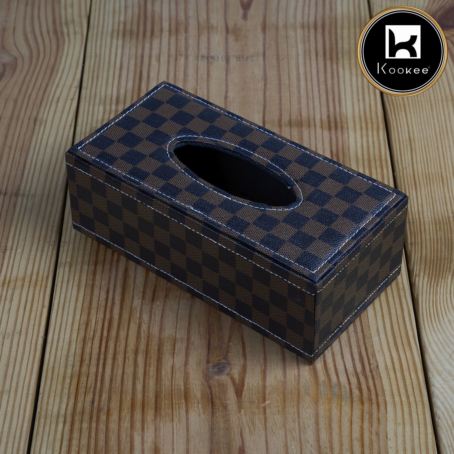 Kookee Tissue Holders, Brown, ART12079