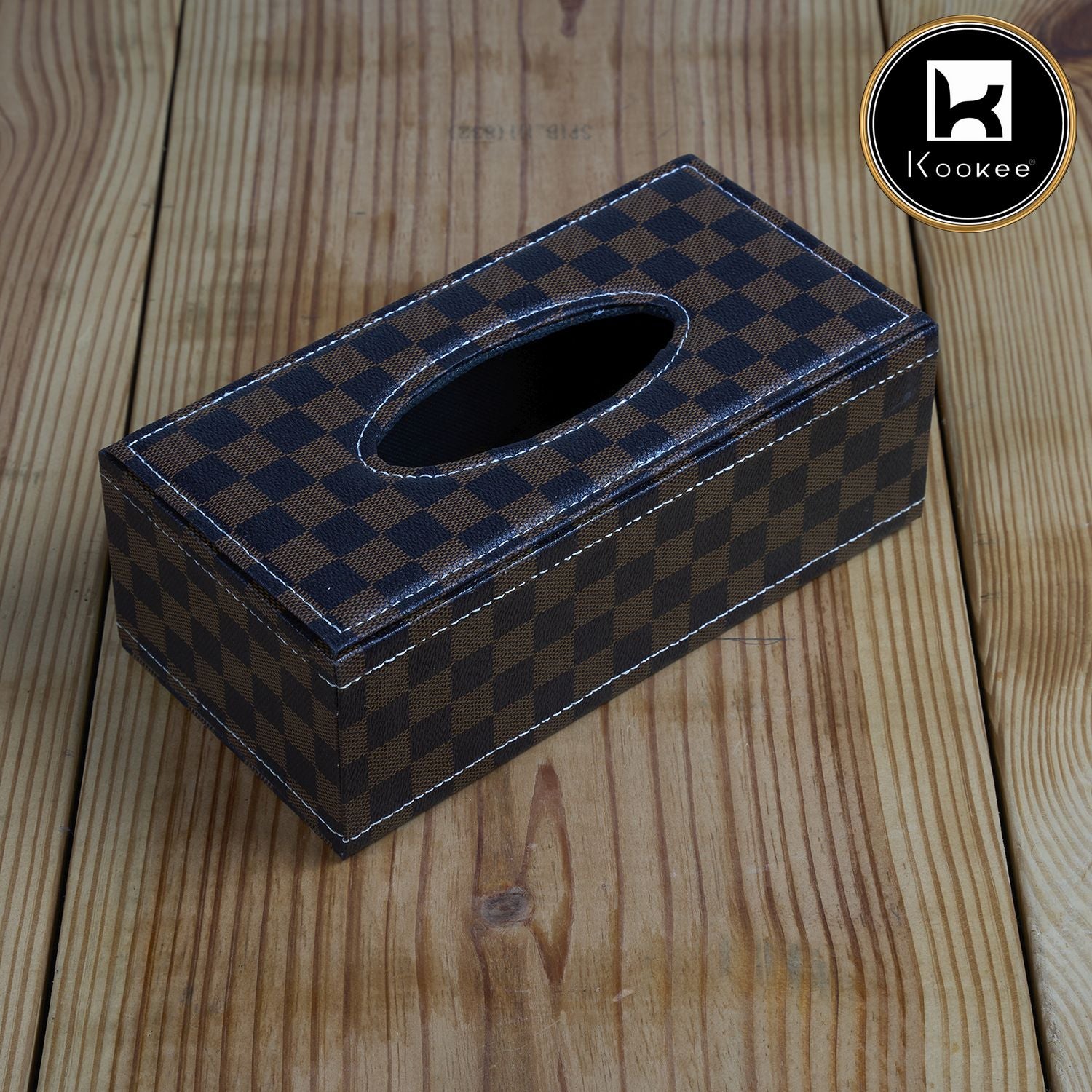 Kookee Tissue Holders, Brown, ART12079