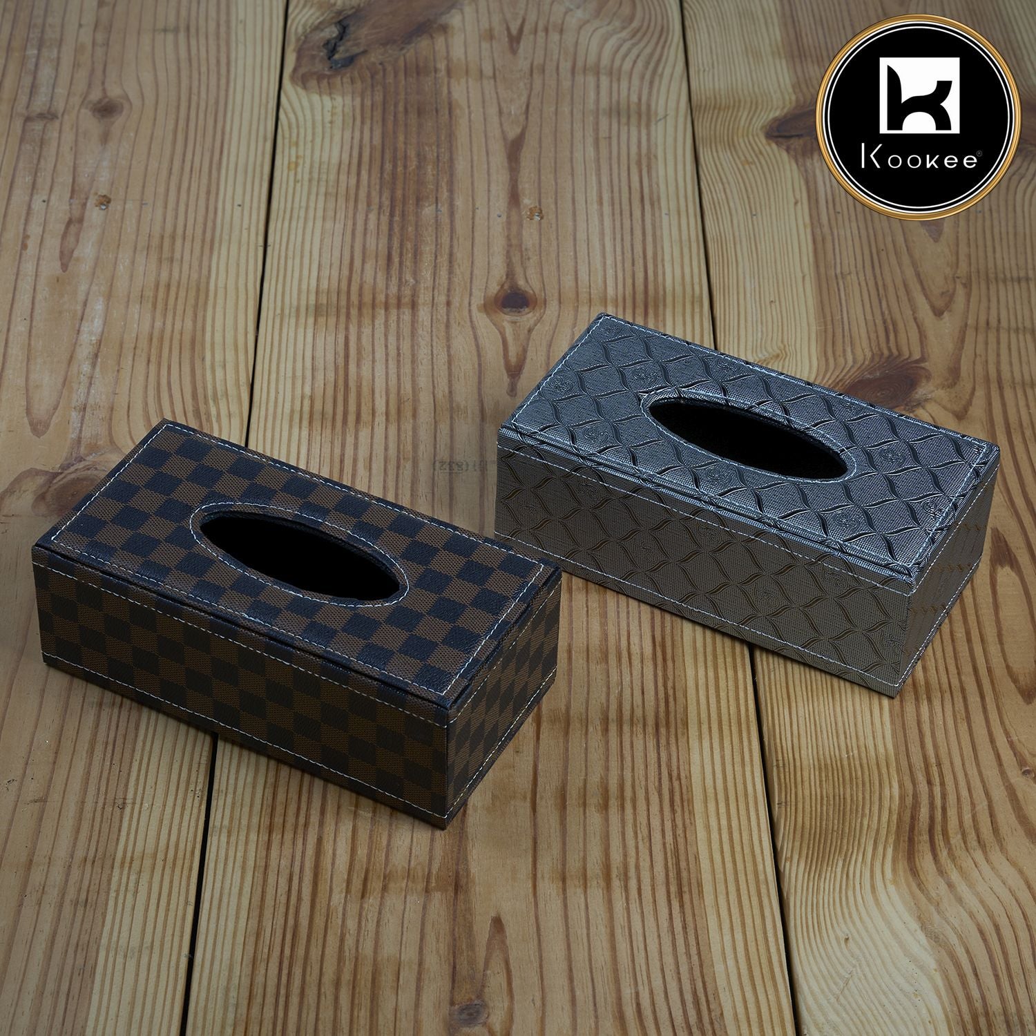 Kookee Tissue Holders, Grey, ART12080
