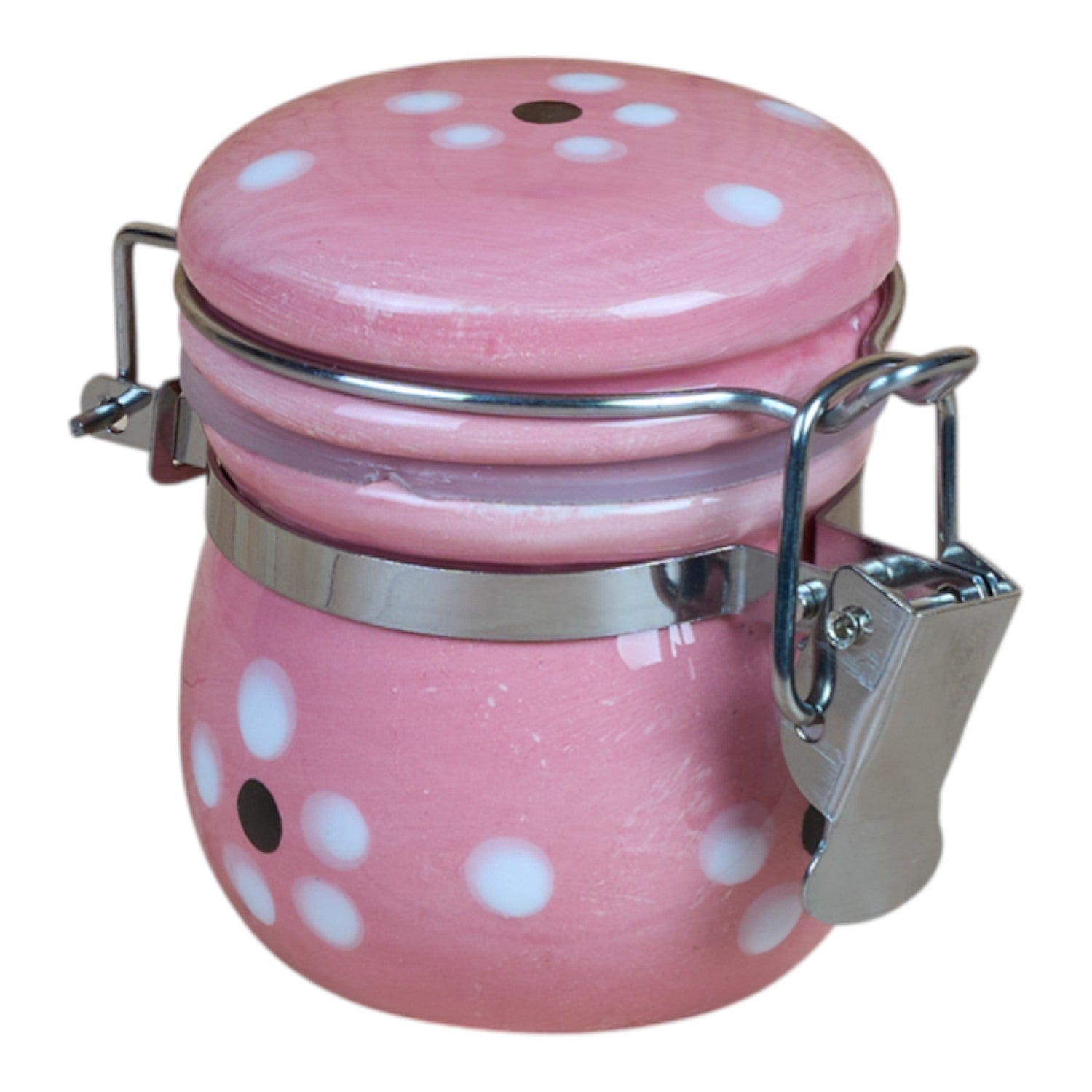 Kookee Ceramic Airtight Mini Canister Jar and Container (Pack of 1) (12087)