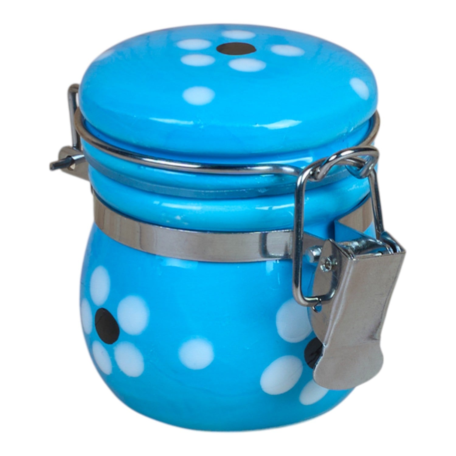 Kookee Ceramic Airtight Mini Canister Jar and Container (Pack of 1) (12089)