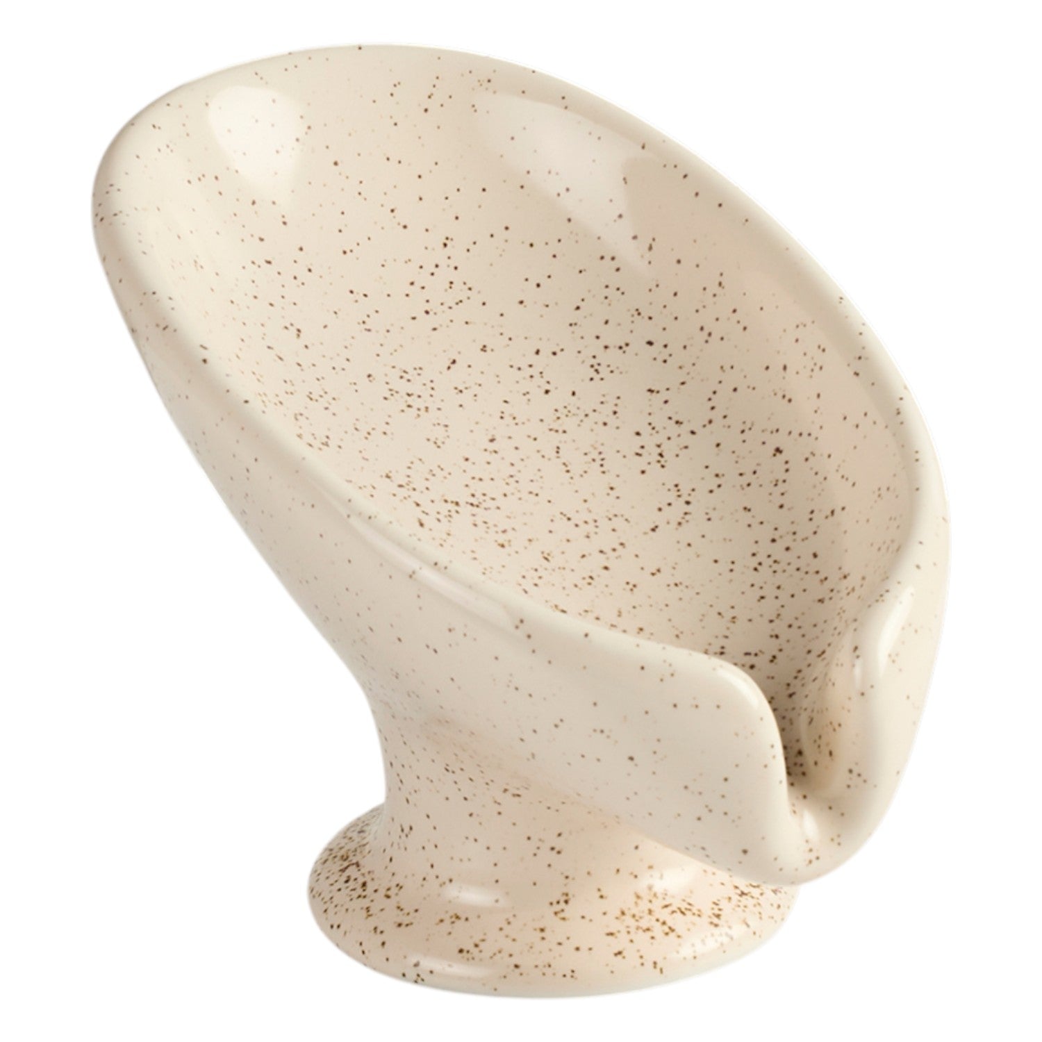 Ceramic Soap Holder Dish, Set of 1, Beige (V-CSH-001-5)