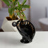 Ceramic Soap Holder Dish, Set of 1, Black (Set of 1) (12094)