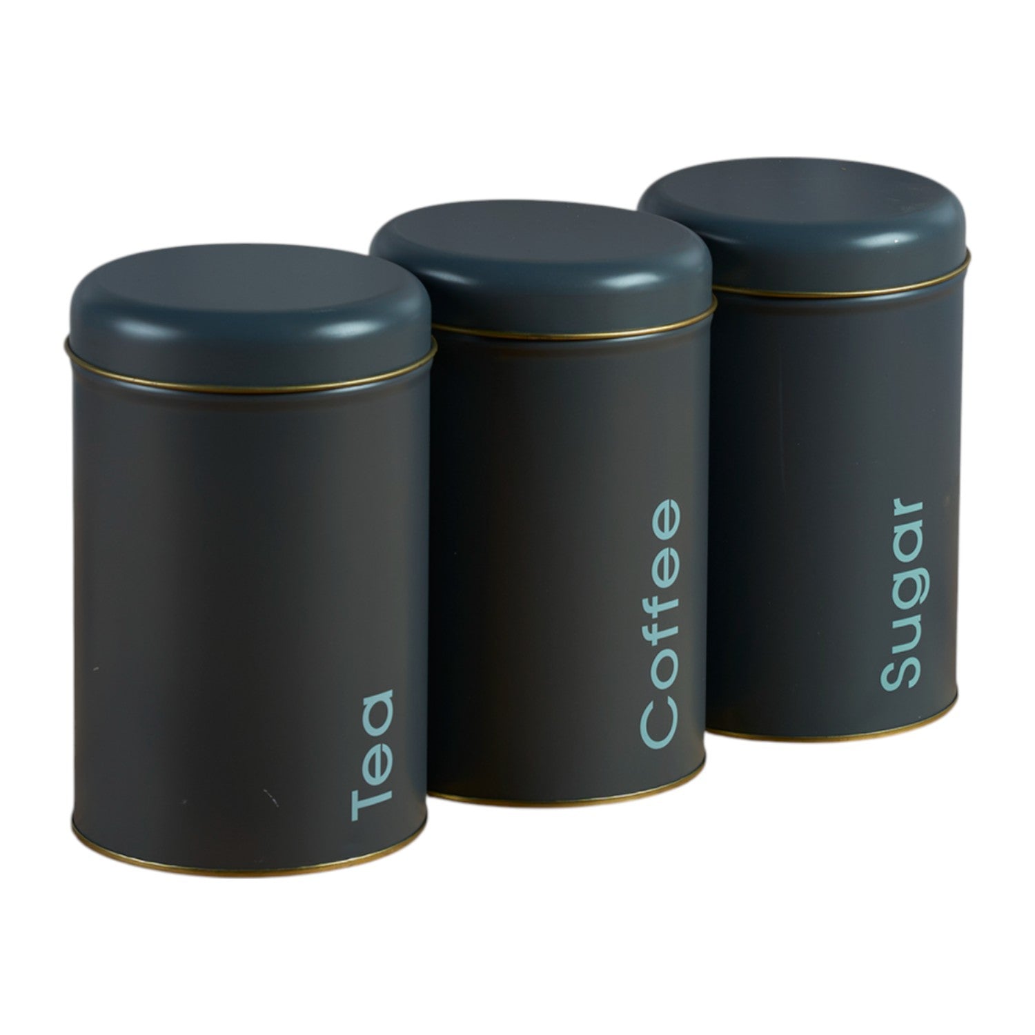 Kookee Tin Containers, Grey, ART12104