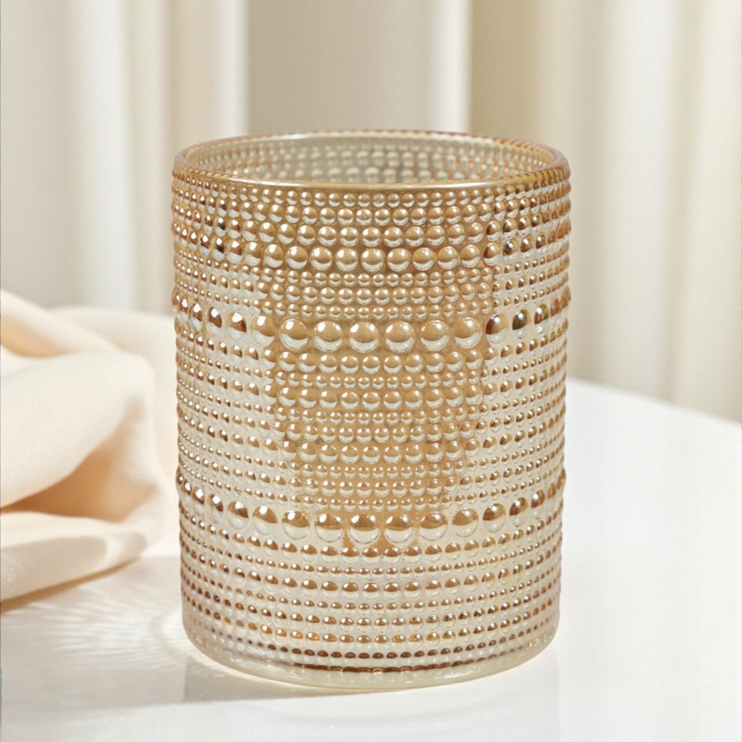 Jupiter Vintage Hobnail Old Fashioned Bubble Glasses (V-GLASS-005)