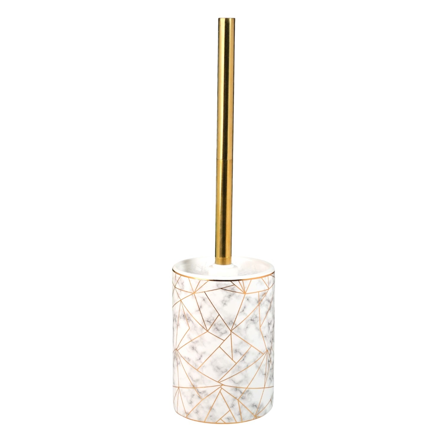 Kookee Ceramic Toilet Brush Holders, White, ART12231