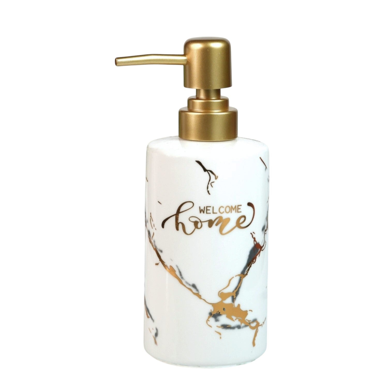 Kookee Ceramic Soap Dispensers, White, ART12234