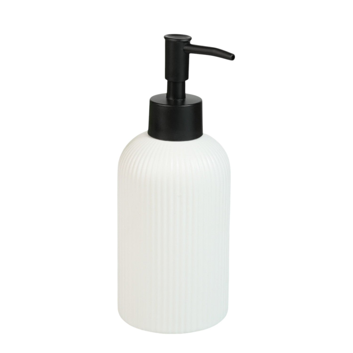 Ceramic Soap Dispenser for handwash for Bathroom, White, (Set of 1) (12244)