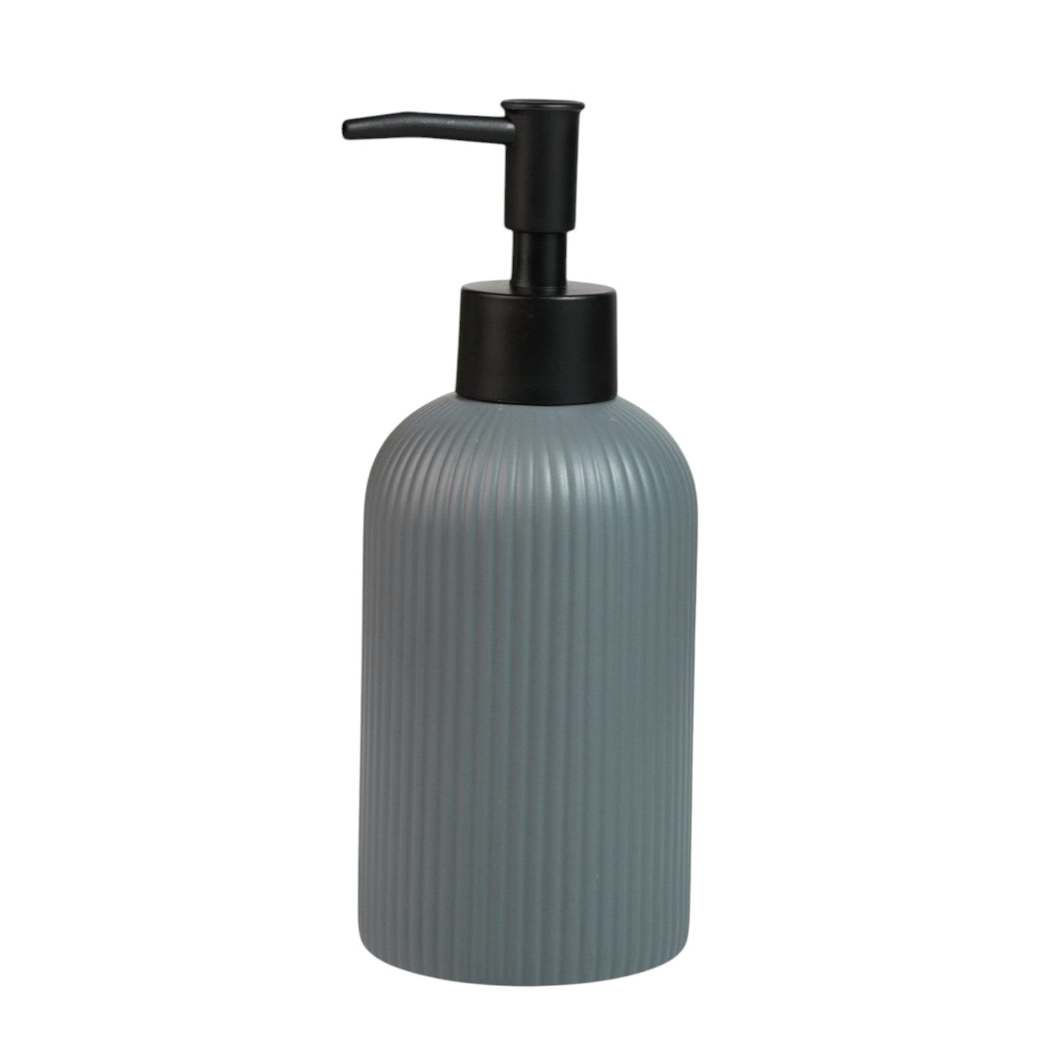 Ceramic Soap Dispenser for handwash for Bathroom, Grey, (Set of 1) (12245)
