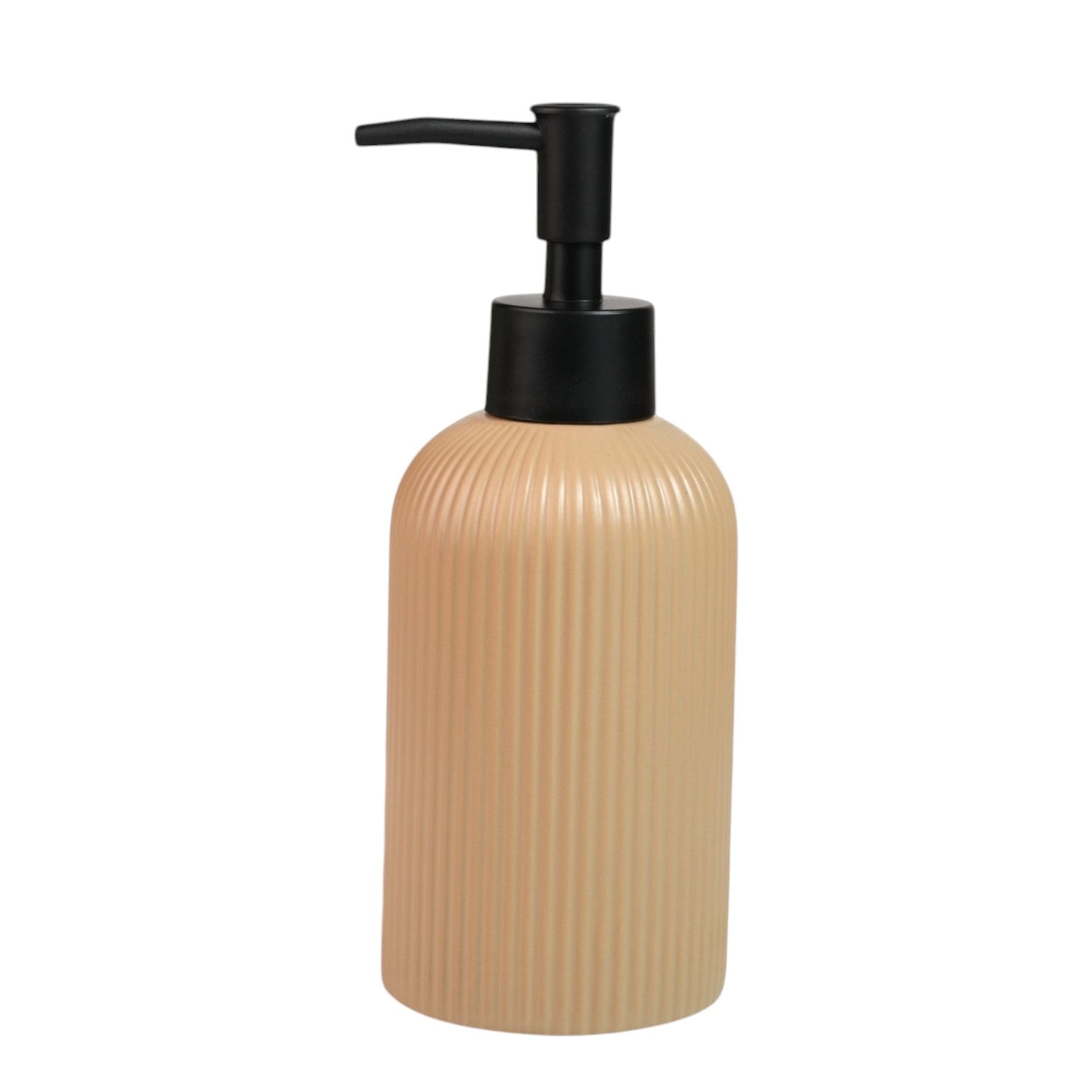 Ceramic Soap Dispenser for handwash for Bathroom, Beige, (Set of 1) (12246)
