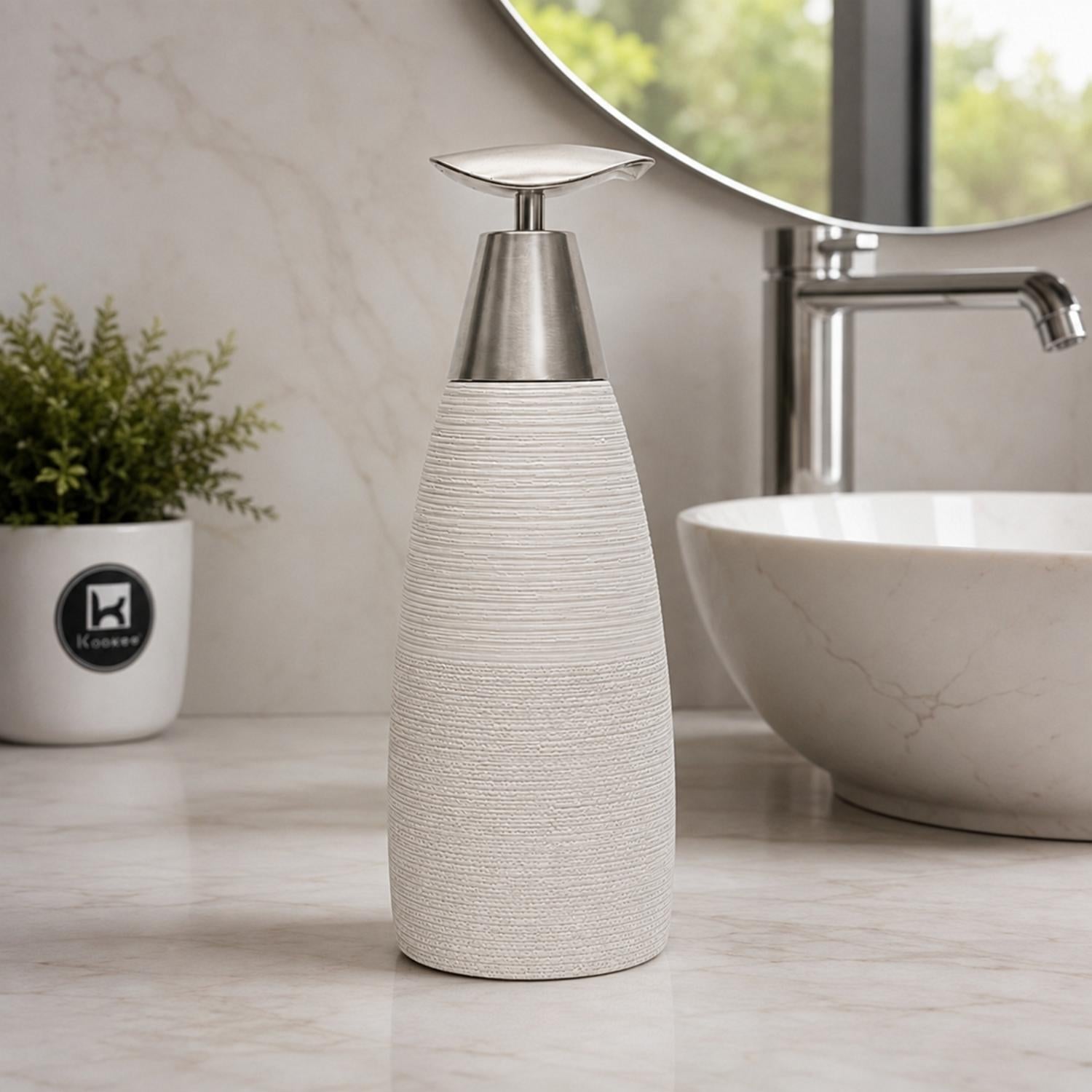 Ceramic Soap Dispensers, White, ART12364-SD