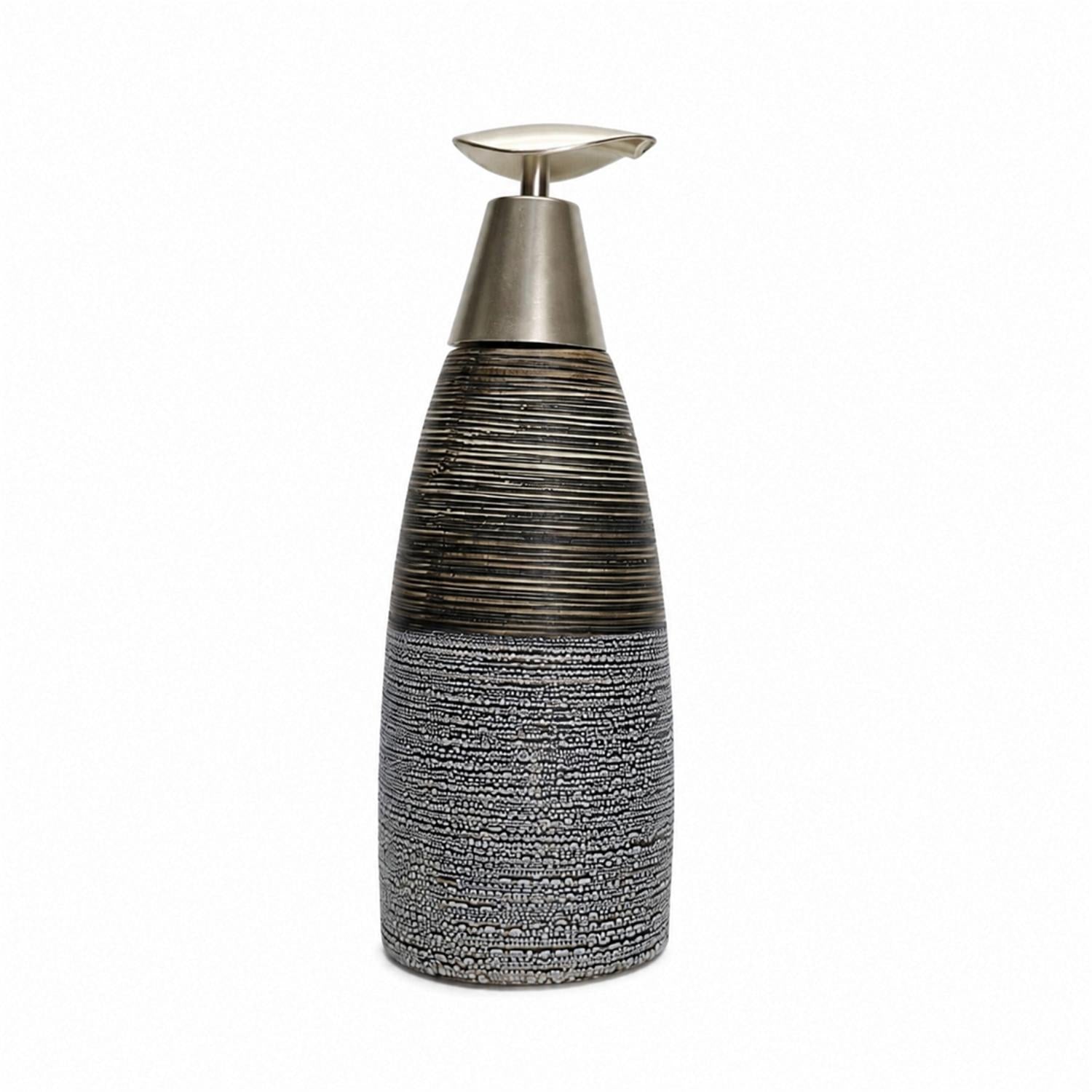 Kookee Ceramic Soap Dispensers, Grey, ART12365-SD