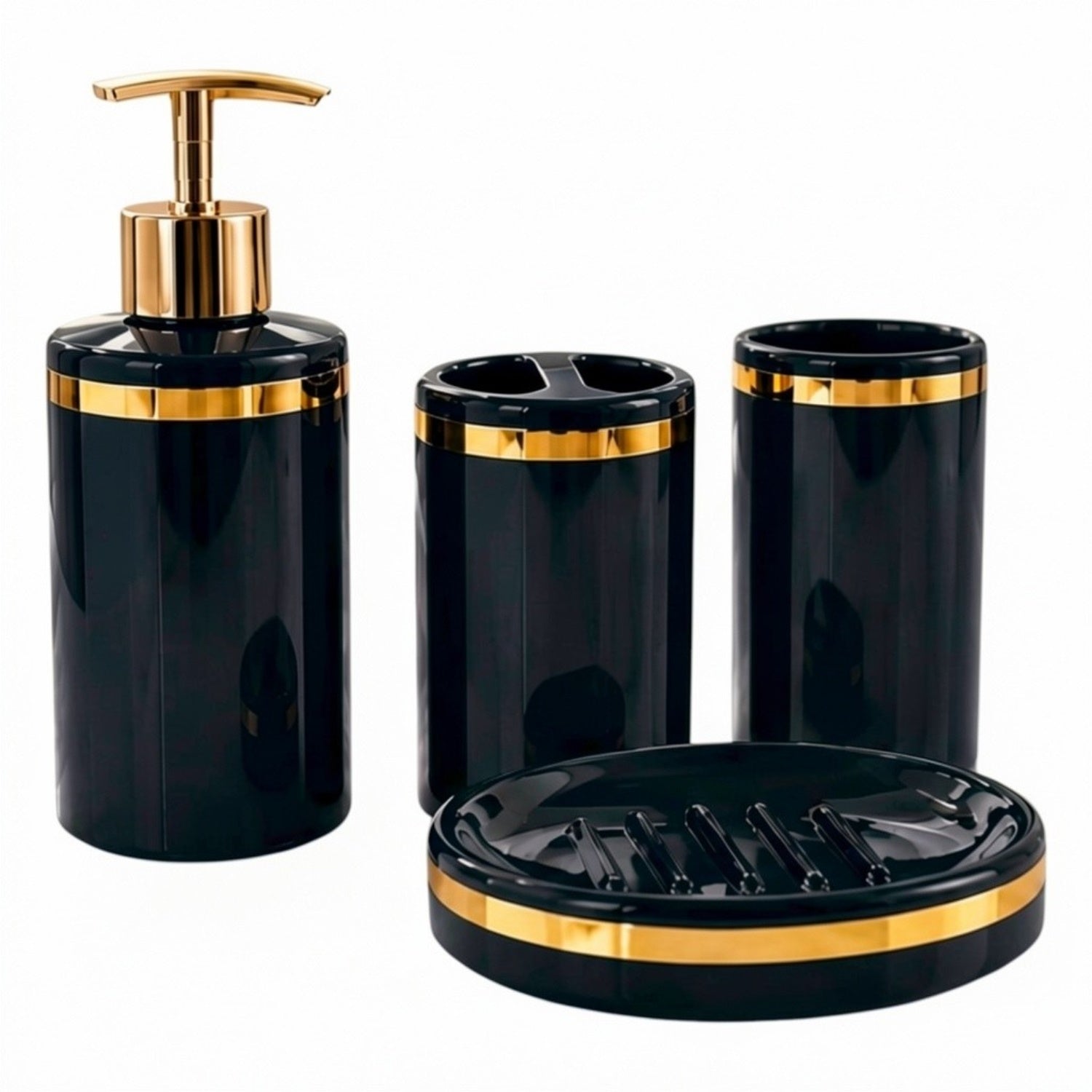 Kookee Ceramic Bathroom Sets, Blue, ART12384