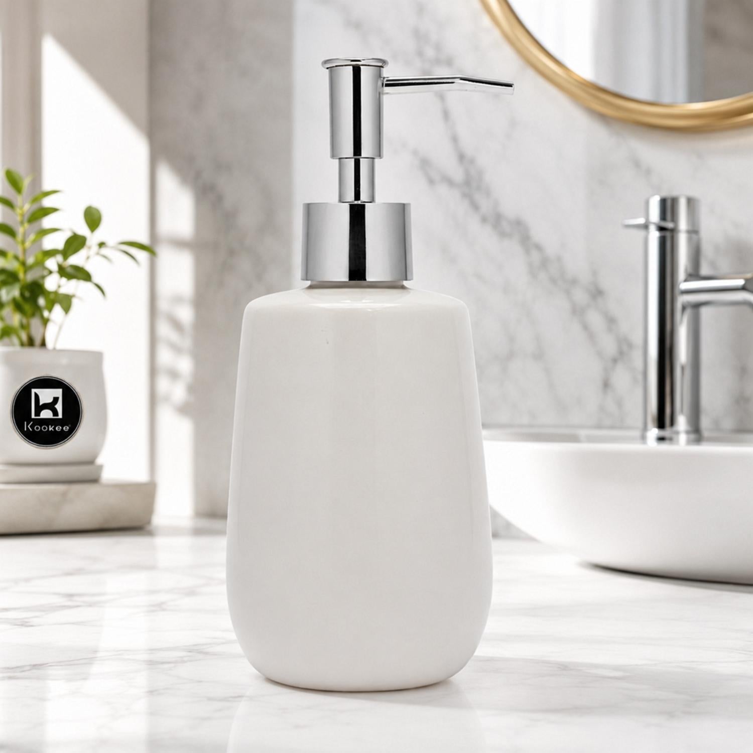 Ceramic Soap Dispensers, White, ART12394