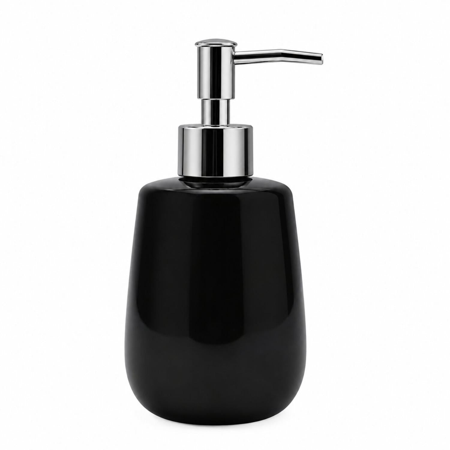 Kookee Ceramic Soap Dispensers, Black, ART12395