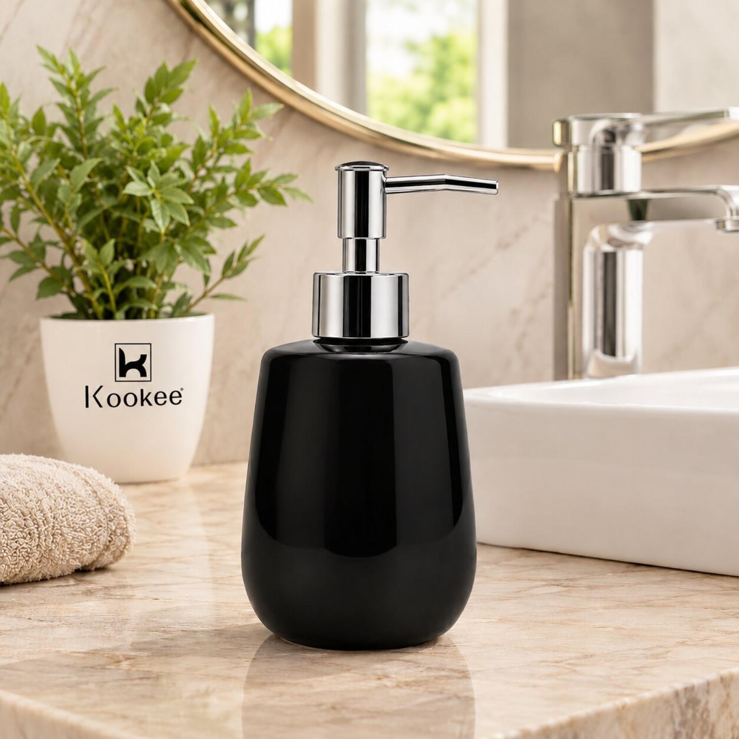 Ceramic Soap Dispensers, Black, ART12395