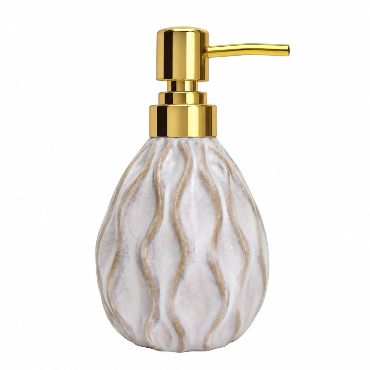 Kookee Ceramic Soap Dispensers, Beige, ART12397