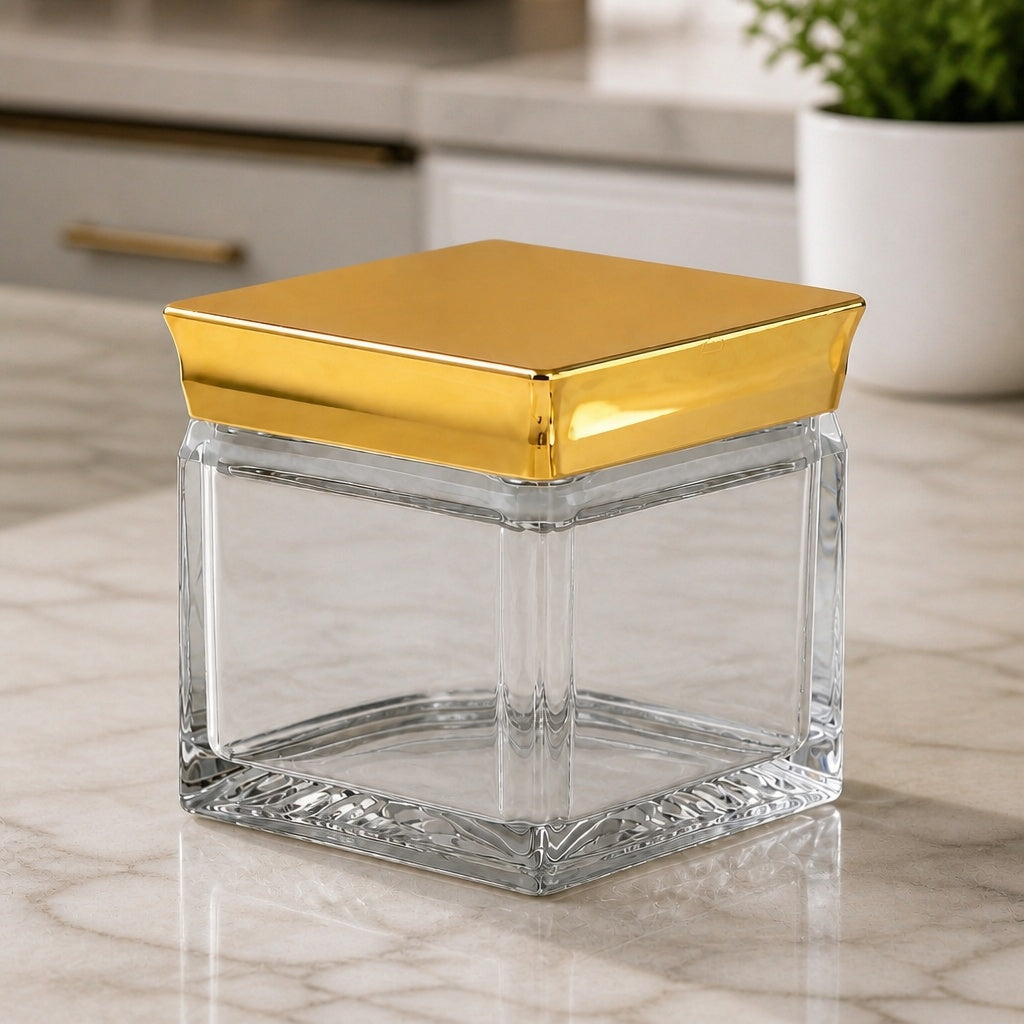 Canister Jars (Acrylic), Gold, ART12404
