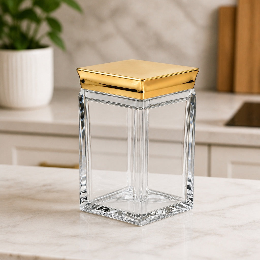 Canister Jars (Acrylic), Gold, ART12406