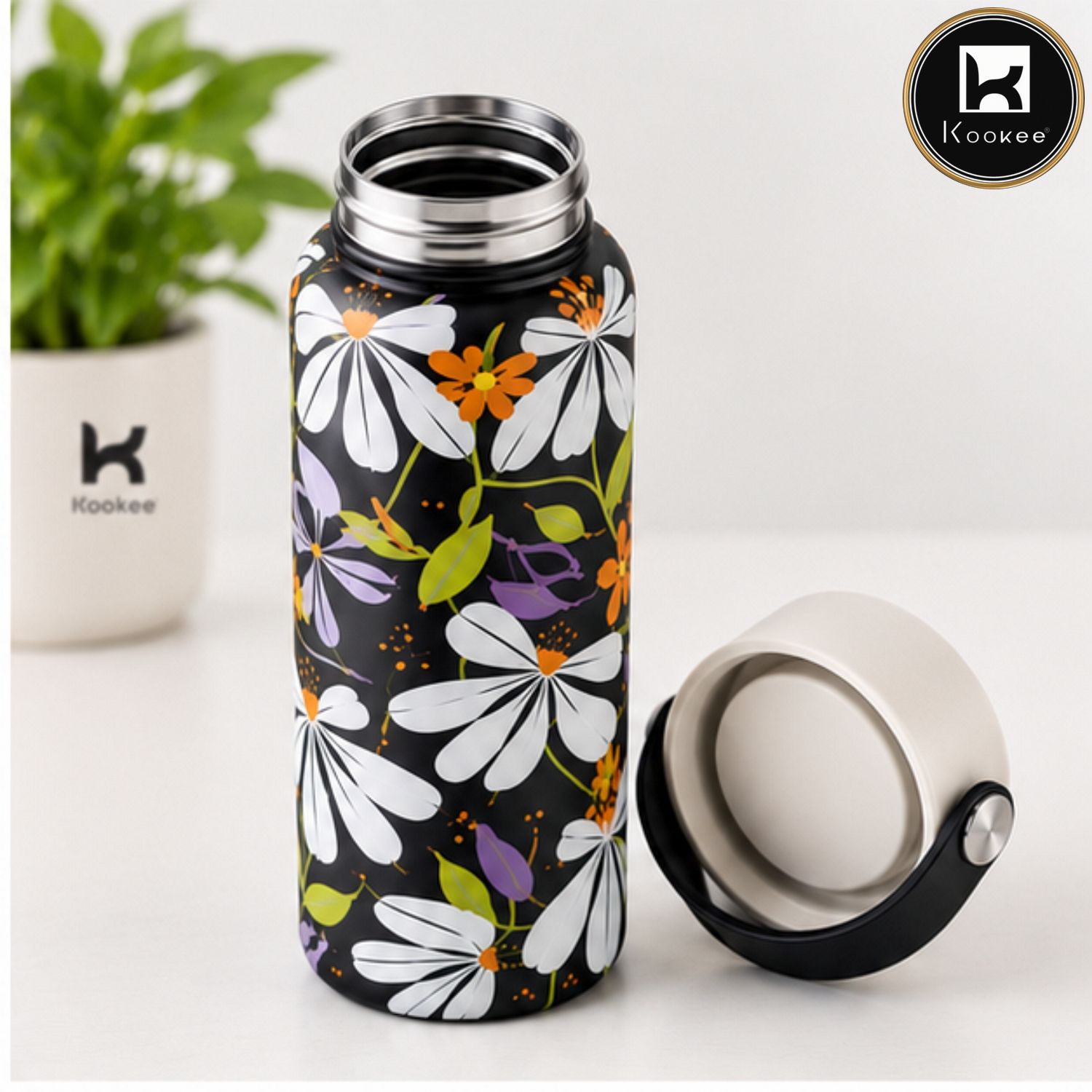 Kookee Stainless Steel BPA Free Water Bottle | 1000ml