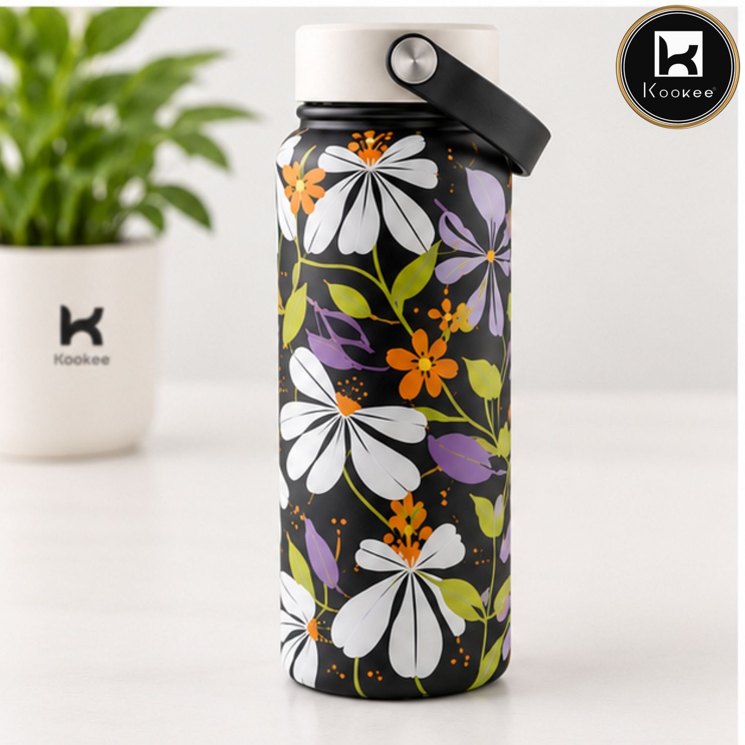 Kookee Stainless Steel BPA Free Water Bottle | 1000ml