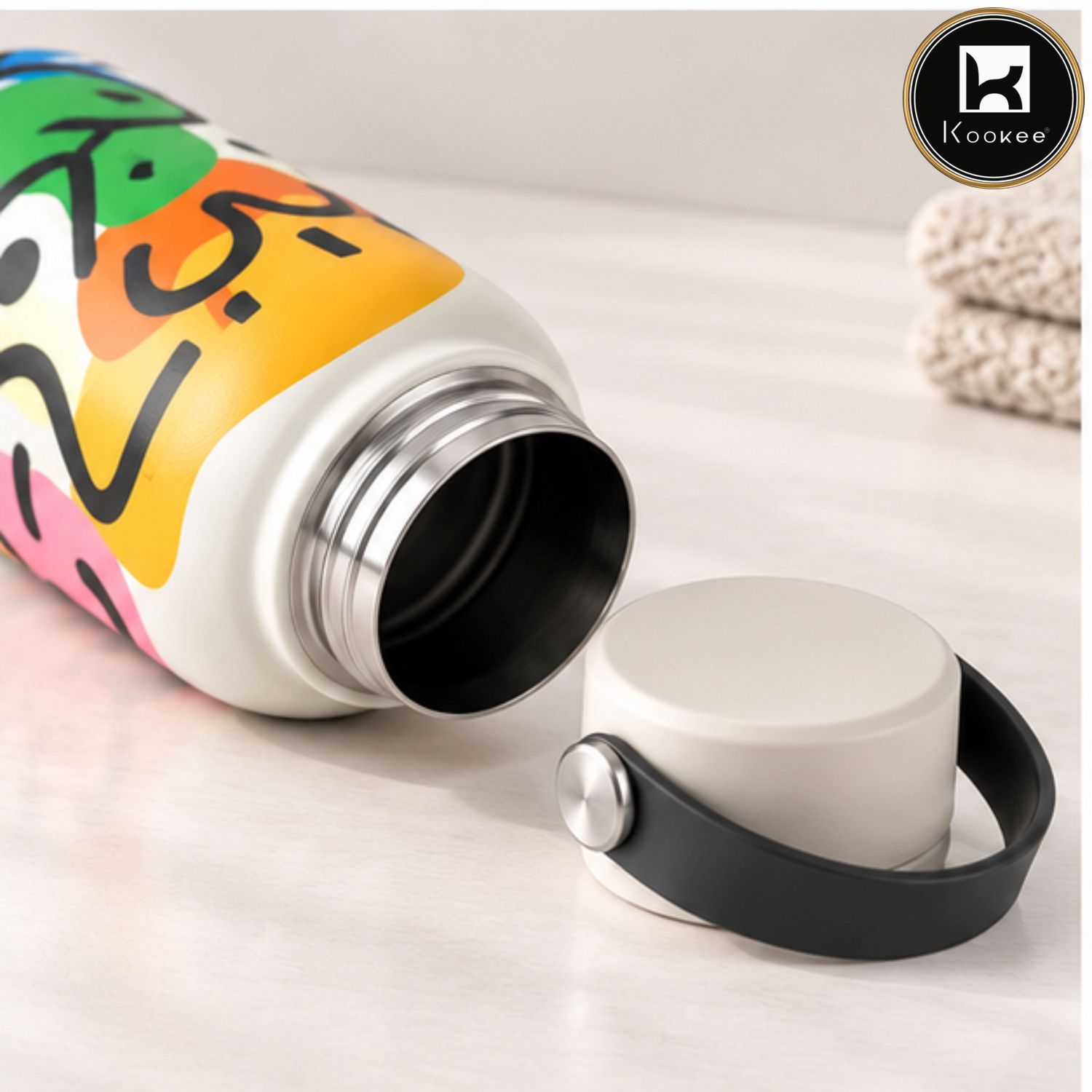 Kookee Stainless Steel BPA Free Water Bottle | 1000ml