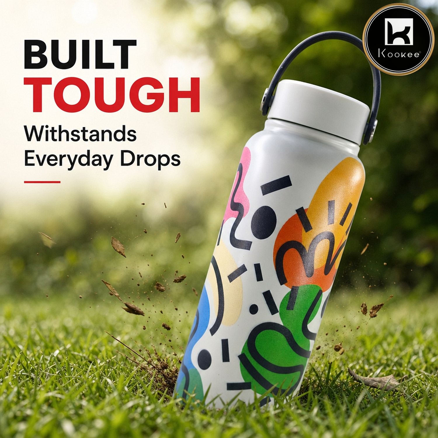 Kookee Stainless Steel BPA Free Water Bottle | 1000ml