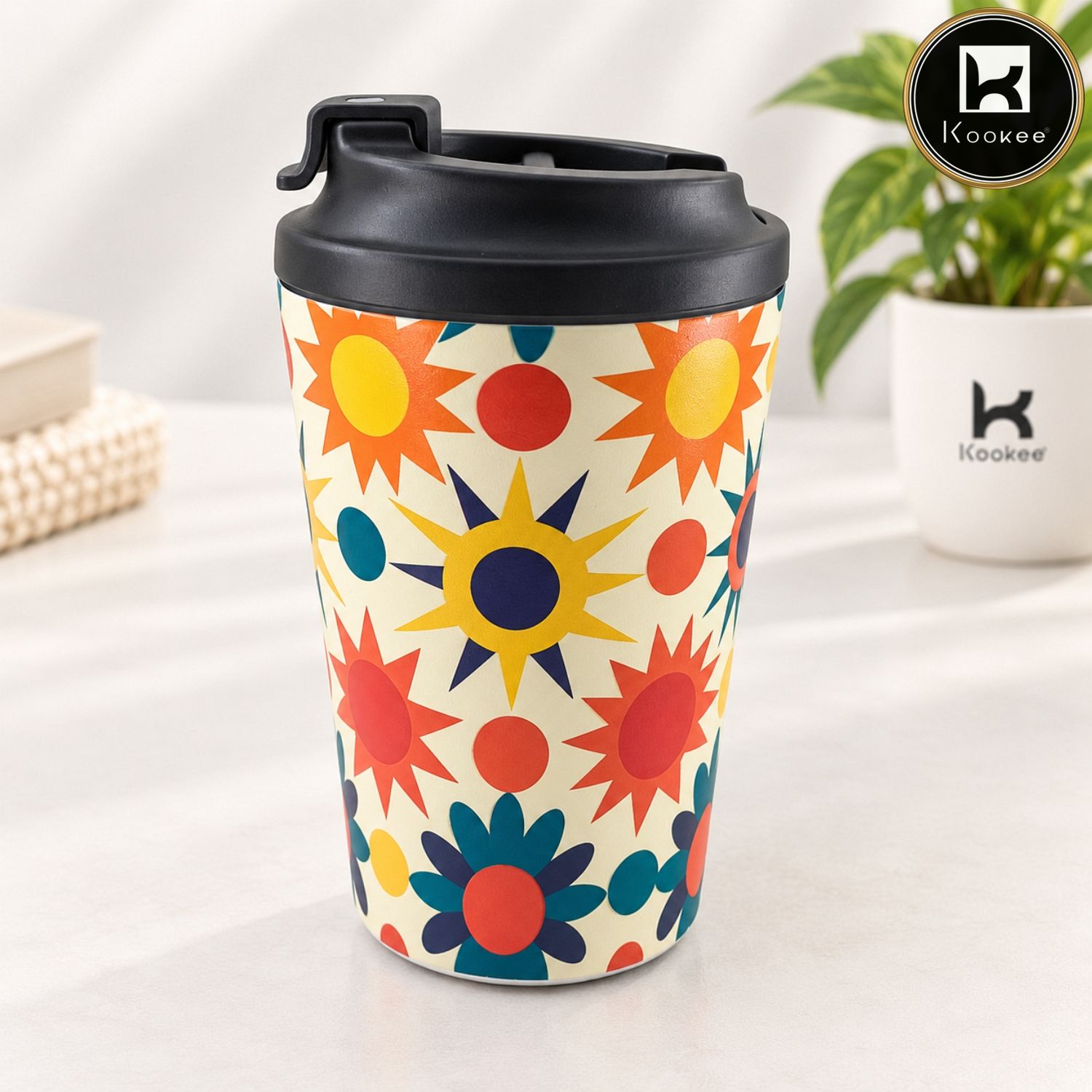 Kookee Stainless Steel BPA-free Sipper Bottle for Kids & Adults, 300ml
