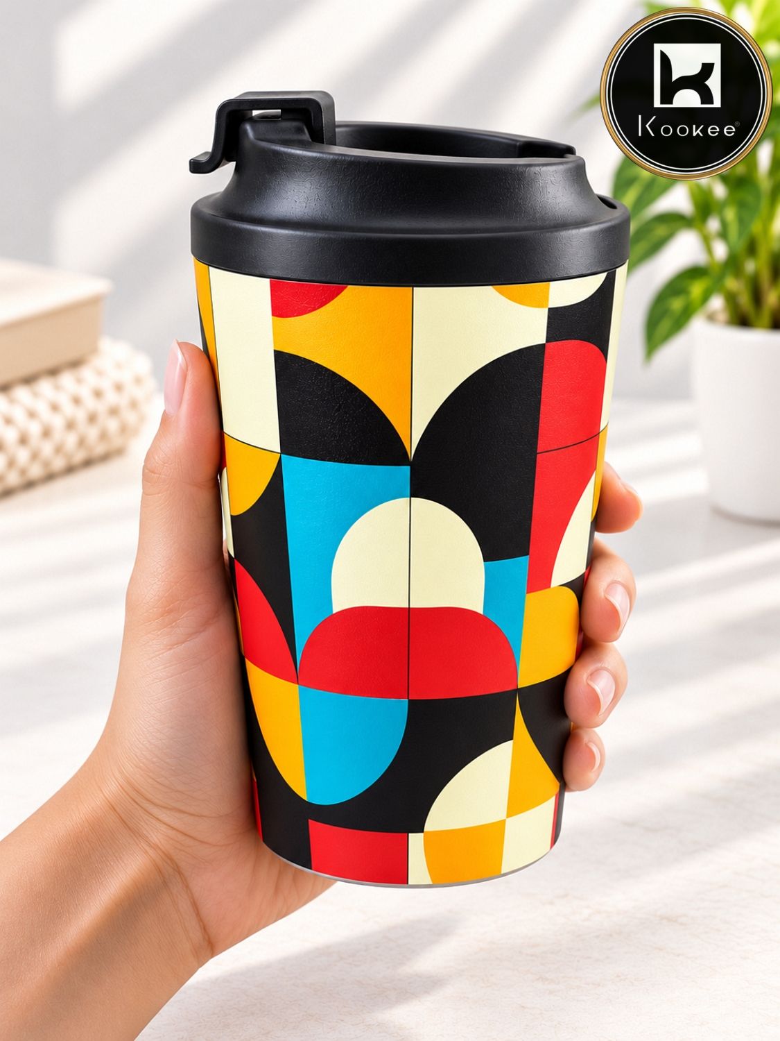 Kookee Stainless Steel BPA-free Sipper Bottle for Kids & Adults, 300ml