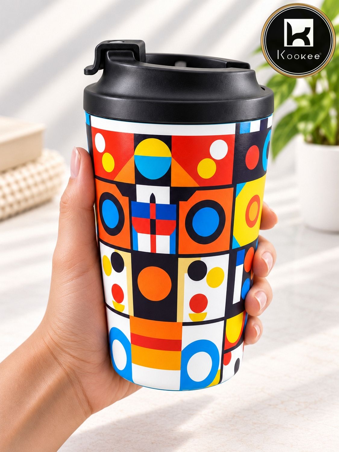 Kookee Stainless Steel BPA-free Sipper Bottle for Kids & Adults, 300ml