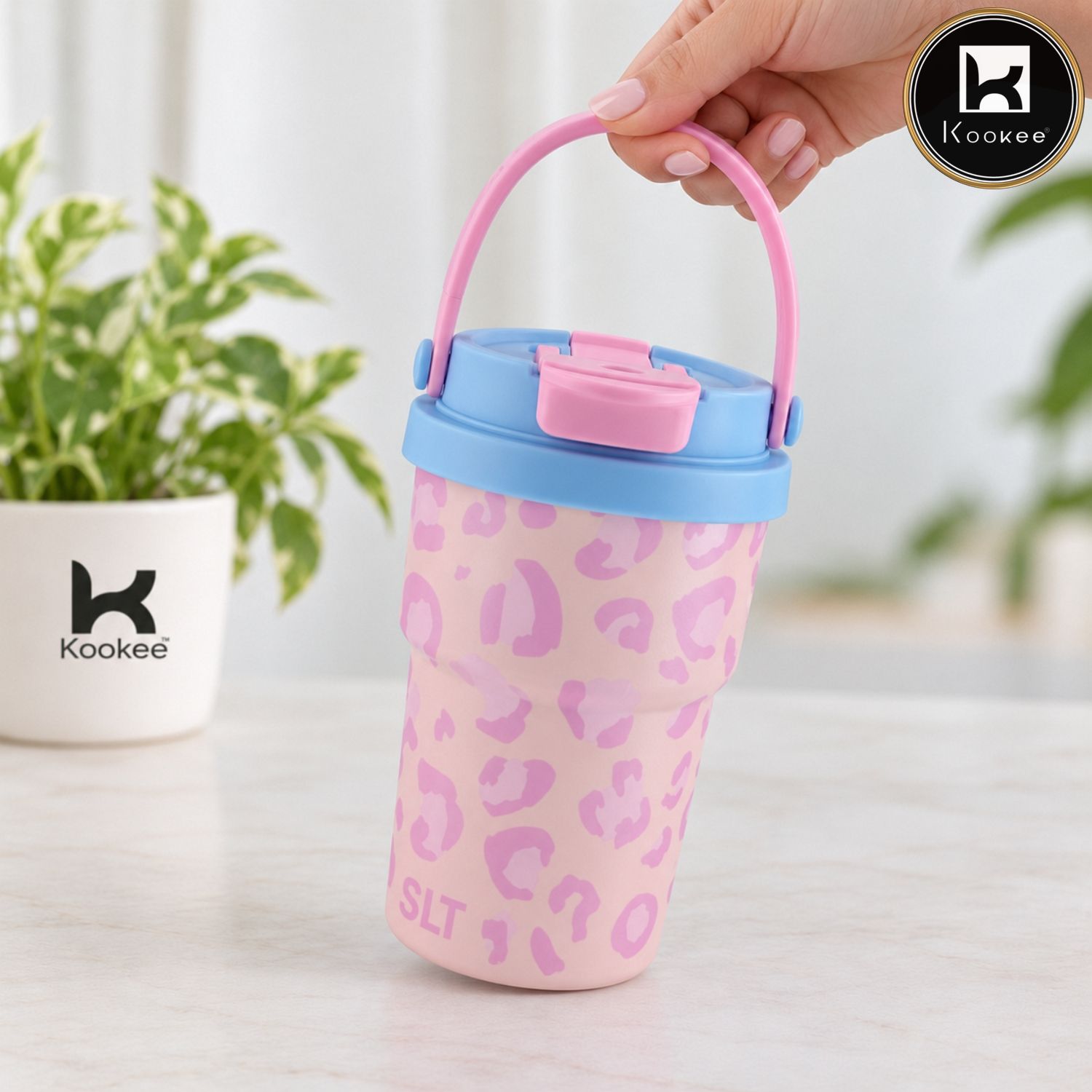 Kookee Stainless Steel BPA-free Sipper Bottle for Kids & Adults, 350ml