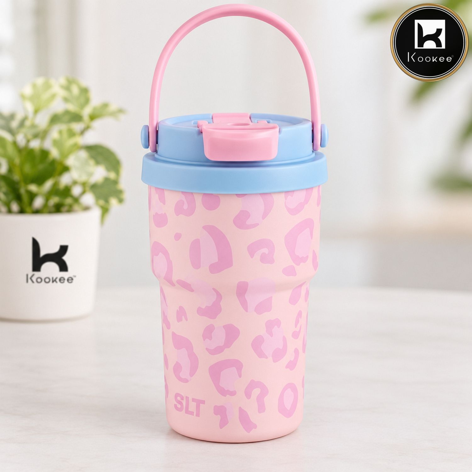 Kookee Stainless Steel BPA-free Sipper Bottle for Kids & Adults, 350ml