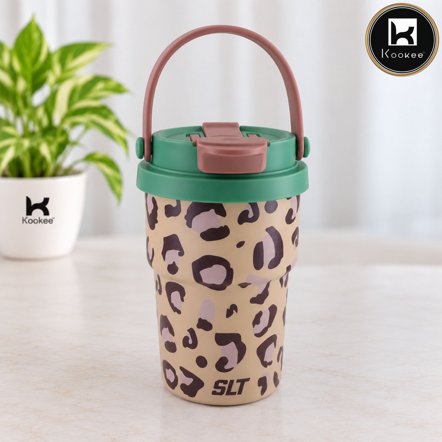 Kookee Stainless Steel BPA-free Sipper Bottle for Kids & Adults, 350ml