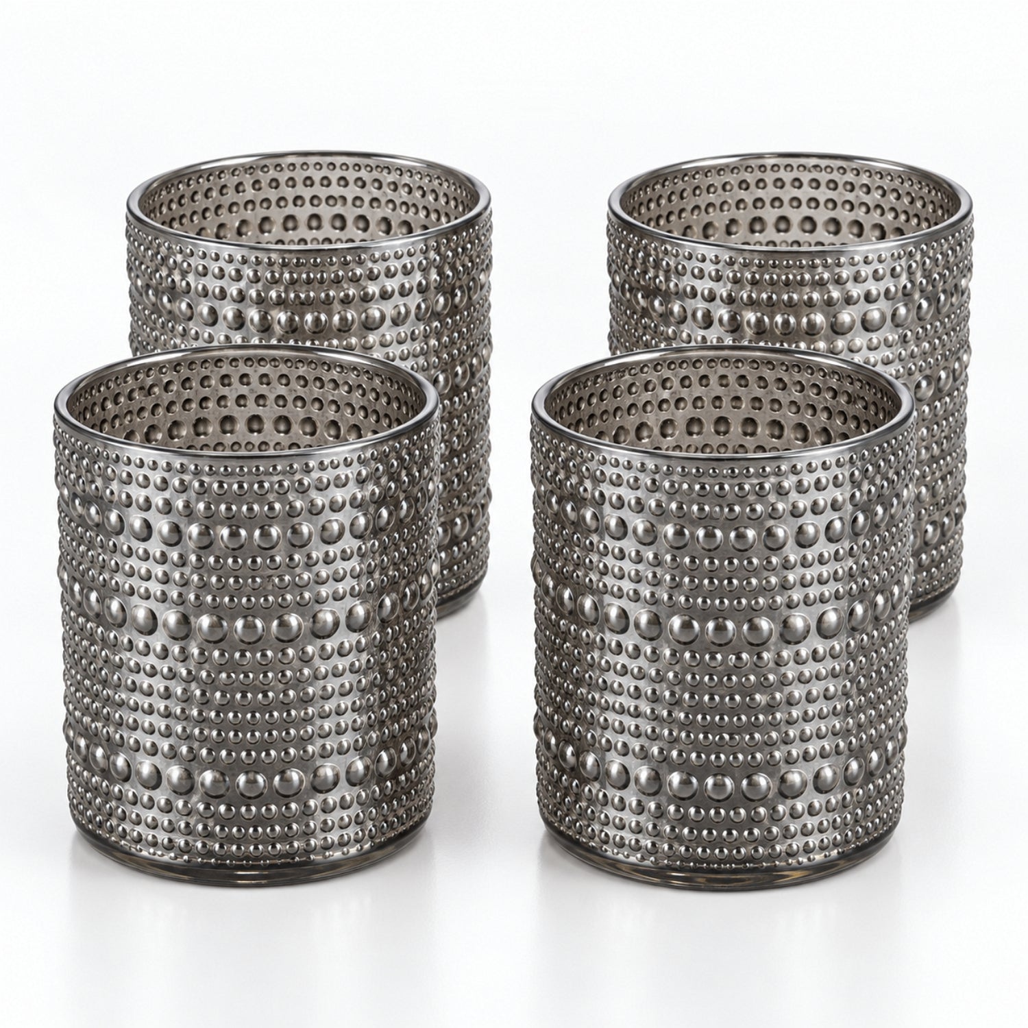 Kookee Whiskey Glasses, Chrome, ART12465