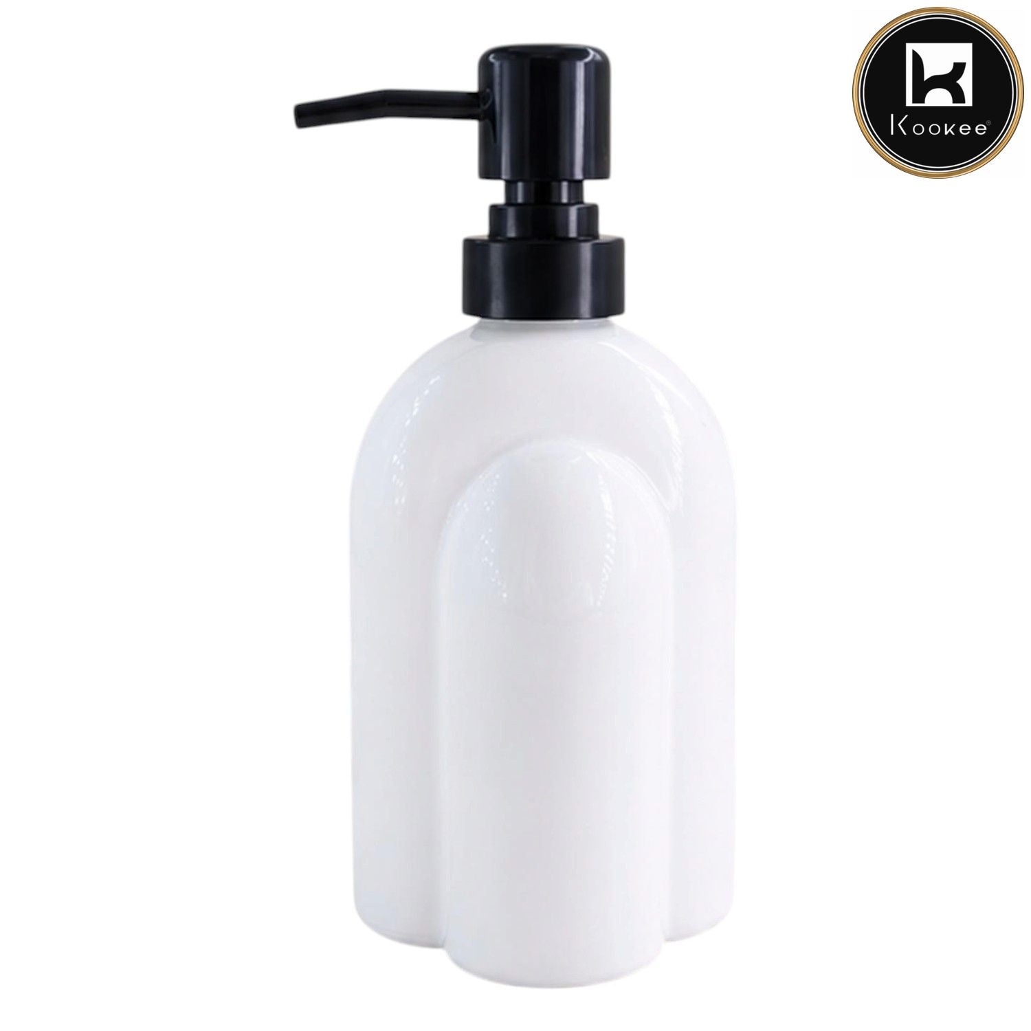 Glass Liquid Soap Dispenser for Bathroom, Set of 1